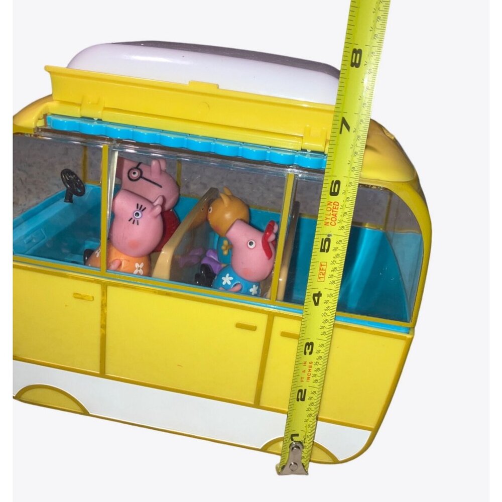 Peppa Pig Family Campervan Camping Playset - Picture 9 of 9